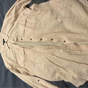 Banana Republic Cream Button down Shirt